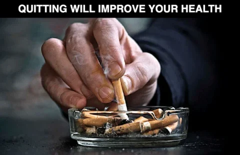 Quitting will improve your health